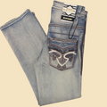 Ace of DIAMOND Embroidered Denim Jeans